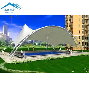 Chất lượng cao pvdf Bìa mái căng hồ bơi ngoài trời lều không thấm nước độ bền kéo cấu trúc màng - Product Image 4