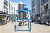 Machine à glace industrielle de 10 tonnes, récolte automatique de glace pour la transformation alimentaire, tension personnalisée