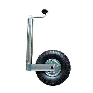 Ruedas de soporte de hierro OEM con capacidad de carga de 300 lb para carretillas y carros de herramientas - Product Image 3