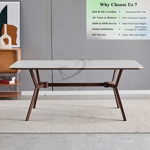 Ensemble de table à <span class=keywords><strong>manger</strong></span> en pierre frittée OKAY, structure robuste, minimaliste, écologique, élément économique, table à <span class=keywords><strong>manger</strong></span> moderne en céramique - Product Image 1