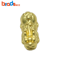 Accessoires de bijouterie Yabin, bracelet en argent 925 plaqué or avec boucle de sécurité Pi Xiu, cordon rouge, perle d'espacement pour bracelet