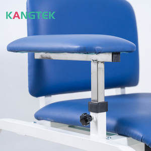 Tıbbi geniş koltuk oturmak taşınabilir kan toplama masa hastane sandalyesi infüzyon sandalye manuel diyaliz sandalye - Product Image 5