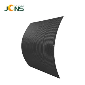 JCN Custom 200w voll schwarzes flexibles Solar panel für die Oberseite des Auto balkons