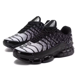 Zapatillas Deportivas Tn Plus para Hombre de Alta Calidad, Transpirables, Ligeras, con Logotipo Original, Suela de Goma Cómoda, Tejido de Algodón - Product Image 2