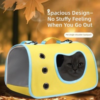Sac de transport pour animaux de compagnie en forme de cœur, sac à main de voyage pour petits chiens et chats avec œillets de ventilation, bandoulière réglable