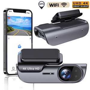 Nhỏ Xe Video <span class=keywords><strong>Camera</strong></span> thời gian trôi đi bãi đậu xe giám sát 2160p siêu HD Dashcam 4K <span class=keywords><strong>WIFI</strong></span> GPS tầm nhìn ban đêm Xe DVR máy ảnh - Product Image 2
