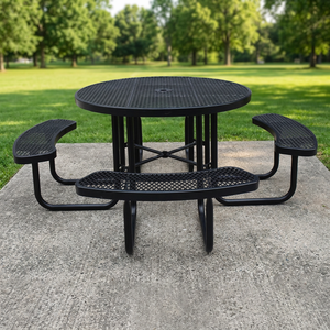 Conjunto de Mesa y Sillas de Comedor para Exteriores, Resistentes, de Acero, Plegables, Impermeables, Diseño Moderno, Muebles de Exterior para Restaurante - Product Image 4