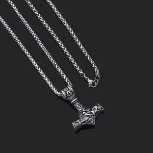 Collana Punk esagerata con rivetto incrociato irregolare Hip Hop Trendy catena da uomo industriale decostruzione asimmetrica - Product Image 4