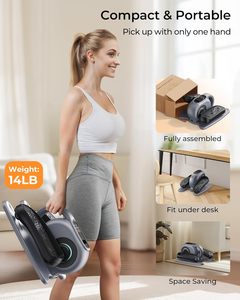 Dưới bàn hình elip chân Exerciser cho người cao niên người lớn hoàn toàn lắp ráp xách tay yên tĩnh điện ngồi đạp Exerciser - Product Image 2