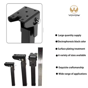 Chân bàn vuông có thể gập lại bằng tinh thần Chân bàn cà phê có bản lề tự khóa được sử dụng cho tủ bàn di động - Product Image 3