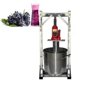 Mesin Dewatering tekan anggur komersial kualitas tinggi untuk dijual/mesin pemeras tekan dingin jus buah Jack hidrolik