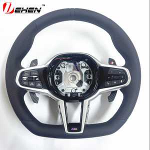 Volante de fibra de carbono para BMW G80 G82 G87 F90 <span class=keywords><strong>M8</strong></span> F97 F98 F95 F96 G20 G30 G22 G01 G02 G05 G06 G29 F40 F44 F32 F15 M Sport - Product Image 1