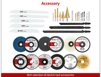 KAFUWELL PA4952A Motor sin escobillas Batería de litio duradera Kits de combinación de herramientas eléctricas Taladro de impacto eléctrico Destornillador