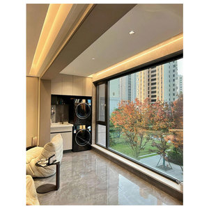 Năng lượng hiệu quả hiện đại hợp kim nhôm cửa sổ cửa sổ CE/ISO9001 chứng nhận đôi tráng men bão Tác động kháng cho biệt thự - Product Image 4