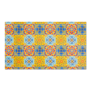 Tovaglia in Cotone Excelsa Trinacria 140x240 Cm Design Fantasia Multicolore - Product Image 1