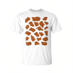Giraffe Print <b>Halloween</b> Costume <b>T</b>-<b>Shirt</b> <b>Adult</b> Unisex Medium Size - Product Image 2