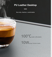 Oem Kwaliteit Lederen Boek Stand Verstelbare Laptop Bureau Studie Tafel Bed Lade Sofa Zwart Computer Bureau