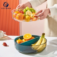 PP+TPE Plastic Opbergbak, Afneembare & Wasbare Bak voor Fruit, Groenten, Snacks, Kruidenpotjes & Cosmetica