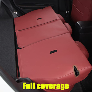 Conjunto completo de fundas de asiento de coche personalizadas para <span class=keywords><strong>Ford</strong></span> Mustang, Funda de cuero Original, resistente al agua, accesorios para coche, 2010-2022 - Product Image 5