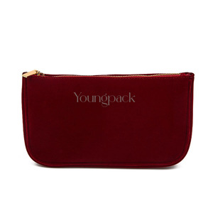 Custom Logo Design Printed Large-Capacity Portable <strong>Velvet</strong> Cosmetic <strong>Make</strong> <strong>up</strong> Toiletries <strong>Bags</strong> With Zipper - Product Image 6