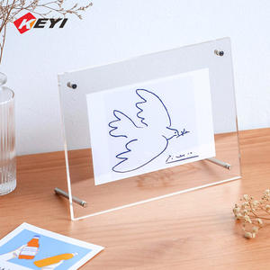 प्रचार पारदर्शी ए 4/ए 5 पर्यावरण के अनुकूल ऐक्रेलिक डेस्कटॉप फोटो फ्रेम के साथ - Product Image 4