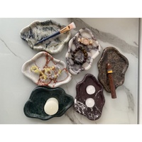 Telazzo Modern Cloud Shape Marmeren Schaal Handgemaakt Multifunctioneel Natuurlijke Steen Huisdecoratie Bruiloft Ramadan Fruit Sieraden Dessert