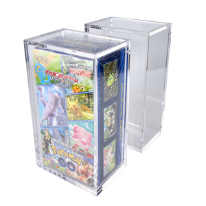 Usine en gros Résistance aux UV Acrylique Transparent Magnétique <span class=keywords><strong>Pokemon</strong></span> SM12A TAG Team Allstars <span class=keywords><strong>GX</strong></span> Japonais Booster Boîte Vitrine - Product Image 2
