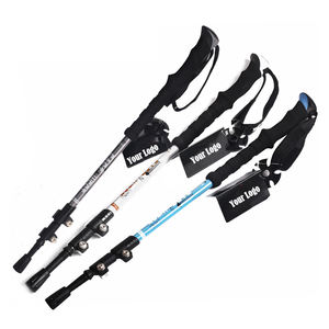 Trekking Pole Light Randonnée Marche Camping Télescopique En Fiber De Carbone Meilleure Vente En Plein Air EVA Trépied <span class=keywords><strong>Baton</strong></span> 3 Pièces 3 Sections 135 - Product Image 1