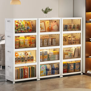 Organisateur d'armoire de <span class=keywords><strong>cuisine</strong></span> et rangement salle de bains vêtements bureau <span class=keywords><strong>livre</strong></span> tiroirs en plastique armoire de rangement pliable - Product Image 5
