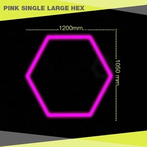 HanYin Lumière Hexagonale Rgb Moderne de Haute Qualité Led pour Station de Lavage de Voiture Lampe de Garage Plafond Design Lumière Led Hexagonale - Product Image 6