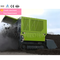 Composteur de fumier animal WINWORK à moteur diesel, autopropulsé, automatique, 500-700 m³/h, garantie 5 ans