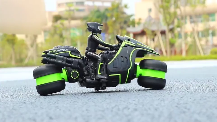 Moto RC De Acrobacias 2.4G – Coche Teledirigido Con Giro 360° Y Luces – Regalo Para Niños Y Niñas