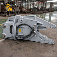 Cisaille à ferraille à lame trempée, rotation à 360 degrés, corps en acier haute résistance, cisaille de démolition de voitures 20-30 tonnes pour CAT