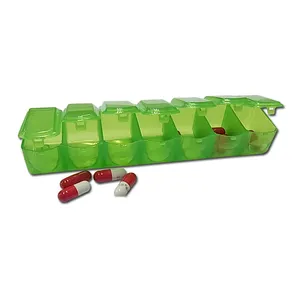 Hot Koop 7 Dagen Wekelijkse Koelkast Magnetische Pillendoosje Timer Geneeskunde Dispenser