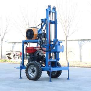 유압식 이동형 소형 휠 타입 디젤 휴대용 가정용 수중 시추기 가격 - Product Image 3