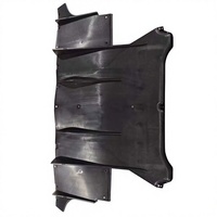 Lintech Pelindung Bawah Motor Belakang Insulasi Panas Anti-Benturan Batu Panel Pelindung Sasis Ringan 1072635-00-B untuk Tesla Model X