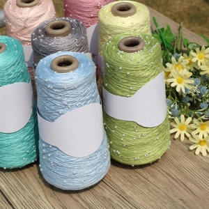 Filo di Cotone Mercerizzato a 6 Fili, Filato di <span class=keywords><strong>Lana</strong></span> Fine per Uncinetto, Filo per Perline, Filo per Lavori a Maglia Fai-da-Te - Product Image 3
