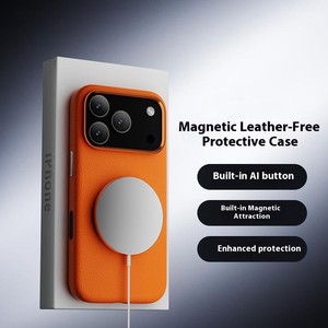 Custodia X-LEVEL per iPhone 17 Pro Max compatibile con <span class=keywords><strong>cover</strong></span> rigida in PU e PC - Arancione - Product Image 2