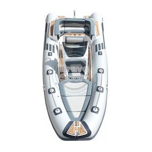 Bote Inflable Semirrígido <span class=keywords><strong>Zodiac</strong></span> Rib580 de 20 pies con Casco de Hypalon/PVC y Motor Eléctrico de Fibra de Vidrio - Product Image 5