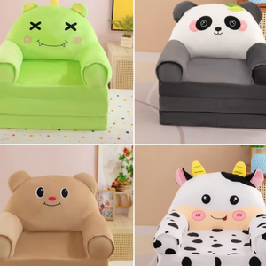 Sofá Plegable Moderno de Tres Capas para Niños, Asiento de Guardería, Taburete, Silla Reclinable, Desmontable, Lavable, Suave, con Diseño de Animalitos - Product Image 2