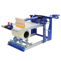 Equipo de Serigrafía Manual Multifuncional con Pantalla Curva para Impresión de Botellas, Tazas y Productos Cilíndricos Meichao