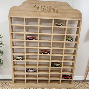 Organizzatore di stoccaggio del bagagliaio di bambù personalizzato 1/50 modellino di auto - Product Image 1
