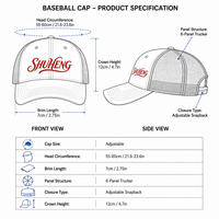Casquettes de baseball ajustables à 5 panneaux vierges, unisexe, mode décontractée, 100 % coton, support OEM ODM, service de broderie de logo personnalisé