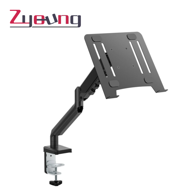 Laptop Arm for Desk 13-17 Inch Adjustable Laptop Tray Monitor Desk Arm Gas Spring Monitor Stand