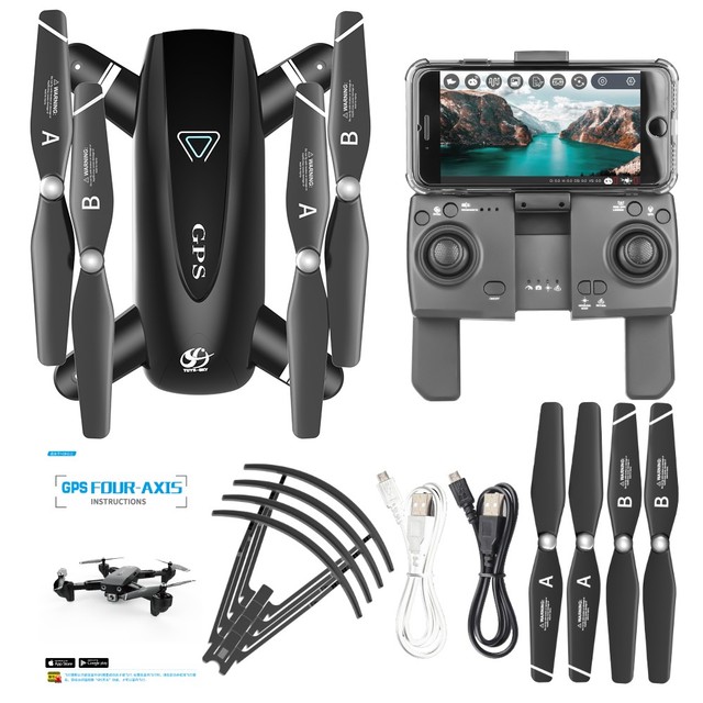 Aquarium GPS Drone With Camera 5G RC Quadcopter Drones HD 4K WIFI FPV Foldable Off-Point Flying Photos Video Drone
