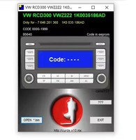 Calculateur de Code d'Autoradio V.2.0 Peut Déverrouiller/Recoder/Décoder les Stéréo de Voiture CD, Générer Plus de 170 Codes pour VW/Ford/Becker