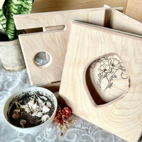 Pouf carré portable en bois pour bain de vapeur Yoni, multifonctionnel, pour la santé féminine, post-partum, ménopause, relaxation vaginale par vapeur