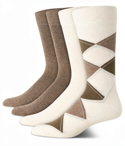 Men's Crew Anti-Slip Breathable Cotton Classic Argyle Style Office Dress <b>Socks</b> Direct From Factory - Product Image 2
