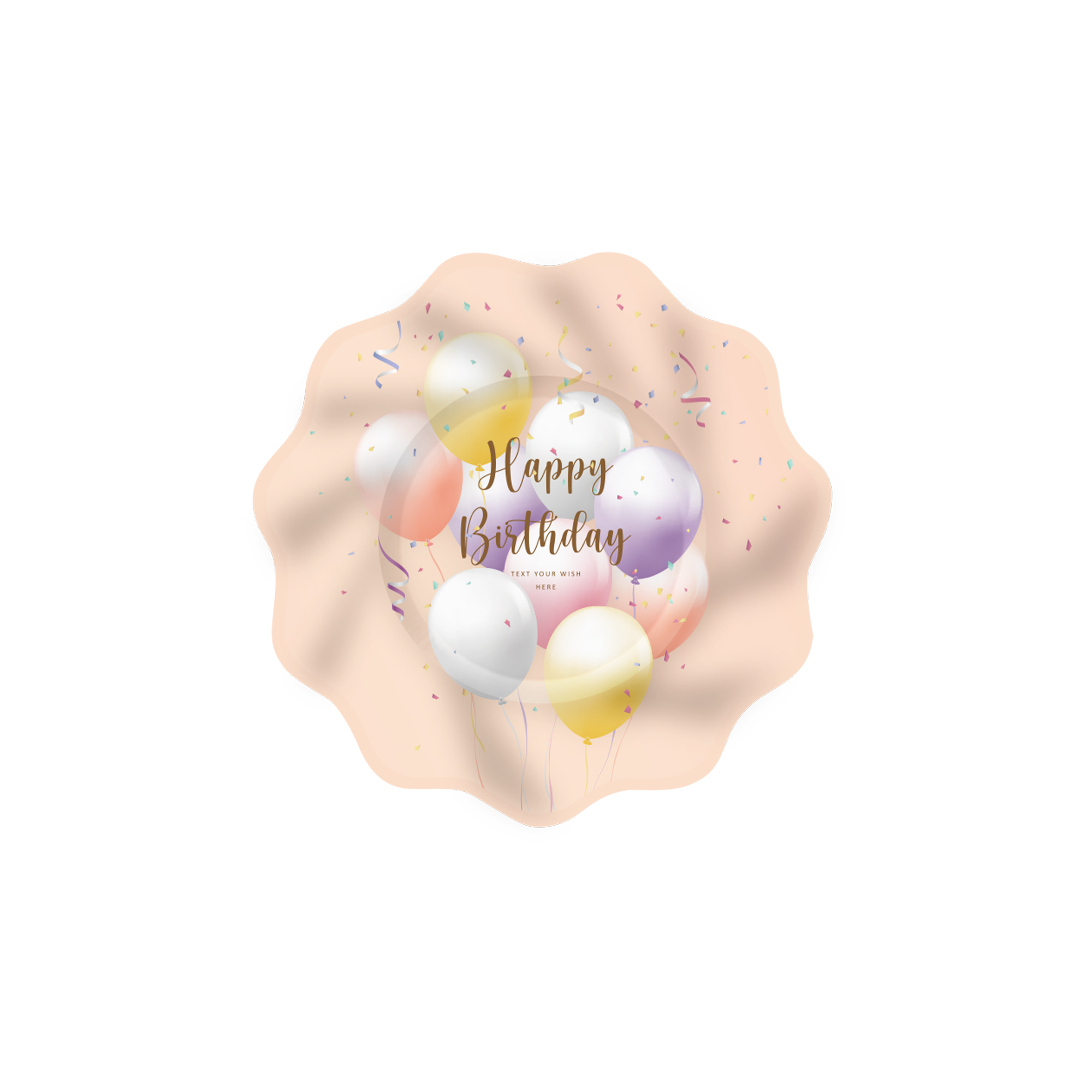 Plato de papel de 7 pulgadas