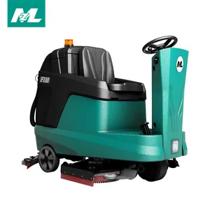 Professional Floor Cleaning Machines Dual-brush Commercial Type Floor Scrubber Wet Industrial Floor